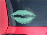 Lips Decal 9x5.5 Solids Collection Seafoam Green