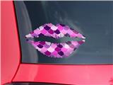 Lips Decal 9x5.5 Scales Pink Purple