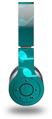 WraptorSkinz Skin Decal Wrap compatible with Beats Wireless (Original) Headphones Bokeh Music Neon Teal Skin Only (HEADPHONES NOT INCLUDED)