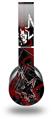 WraptorSkinz Skin Decal Wrap compatible with Beats Wireless (Original) Headphones Baja 0003 Red Dark Skin Only (HEADPHONES NOT INCLUDED)