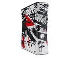 Baja 0018 Red Decal Style Skin for XBOX 360 Slim Vertical