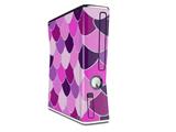 Scales Pink Purple Decal Style Skin for XBOX 360 Slim Vertical