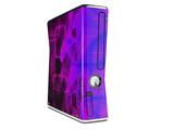 Cubic Shards Pink Decal Style Skin for XBOX 360 Slim Vertical