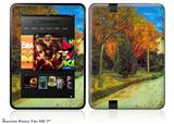 Vincent Van Gogh Public Park Decal Style Skin fits 2012 Amazon Kindle Fire HD 7 inch