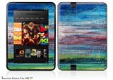Landscape Abstract RedSkyDecal Style Skin fits 2012 Amazon Kindle Fire HD 7 inch