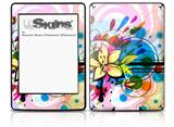 Floral Splash - Decal Style Skin fits Amazon Kindle Paperwhite (Original)