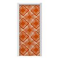 Wavey Burnt Orange Door Skin (fits doors up to 34x84 inches)