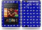 Paper Planes Royal Blue Decal Style Skin fits Amazon Kindle Fire HD 8.9 inch