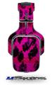 Pink Distressed Leopard Decal Style Skin (fits Tritton AX Pro Gaming Headphones - HEADPHONES NOT INCLUDED) 