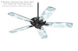 Palms 02 Blue - Ceiling Fan Skin Kit fits most 52 inch fans (FAN and BLADES SOLD SEPARATELY)