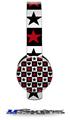 Hearts and Stars Red Decal Style Skin (fits Sol Republic Tracks Headphones - HEADPHONES NOT INCLUDED) 