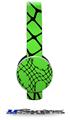 Ripped Fishnets Green Decal Style Skin (fits Sol Republic Tracks Headphones - HEADPHONES NOT INCLUDED) 