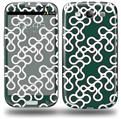 Locknodes 03 Hunter Green - Decal Style Skin (fits Samsung Galaxy S III S3)