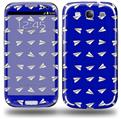Paper Planes Royal Blue - Decal Style Skin (fits Samsung Galaxy S III S3)